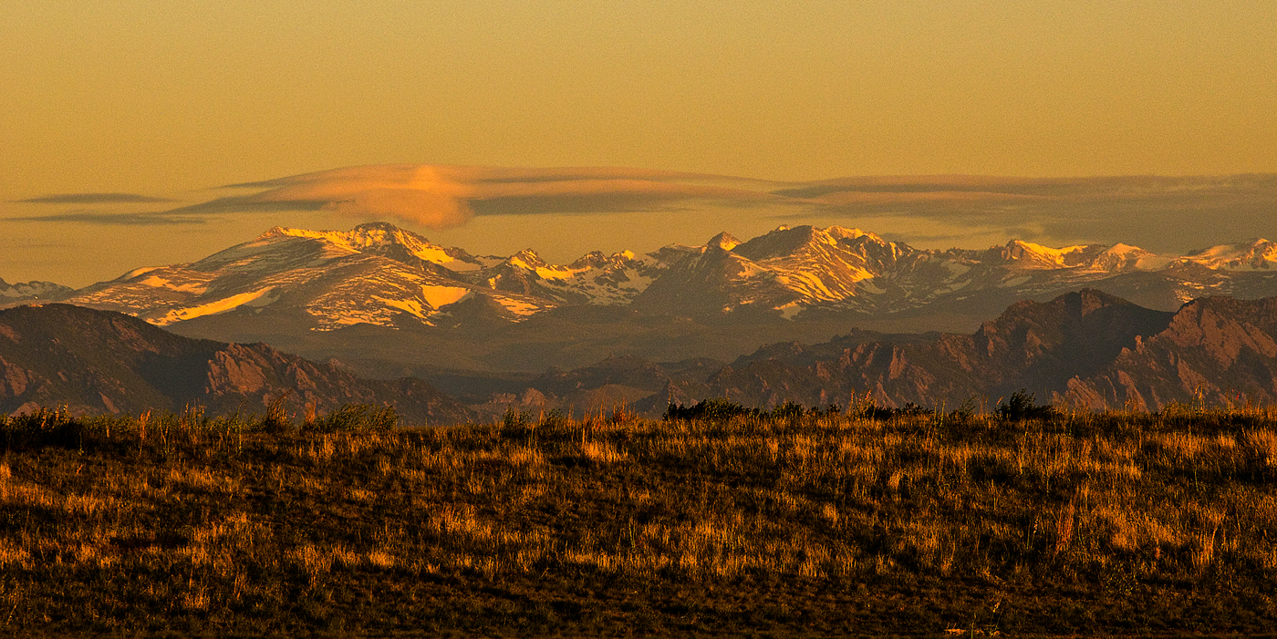 Aerial view of Adams and Broomfield counties, Colorado