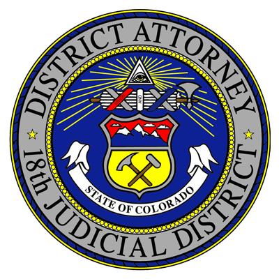 Eighteenth Judicial District Attorney's Office seal