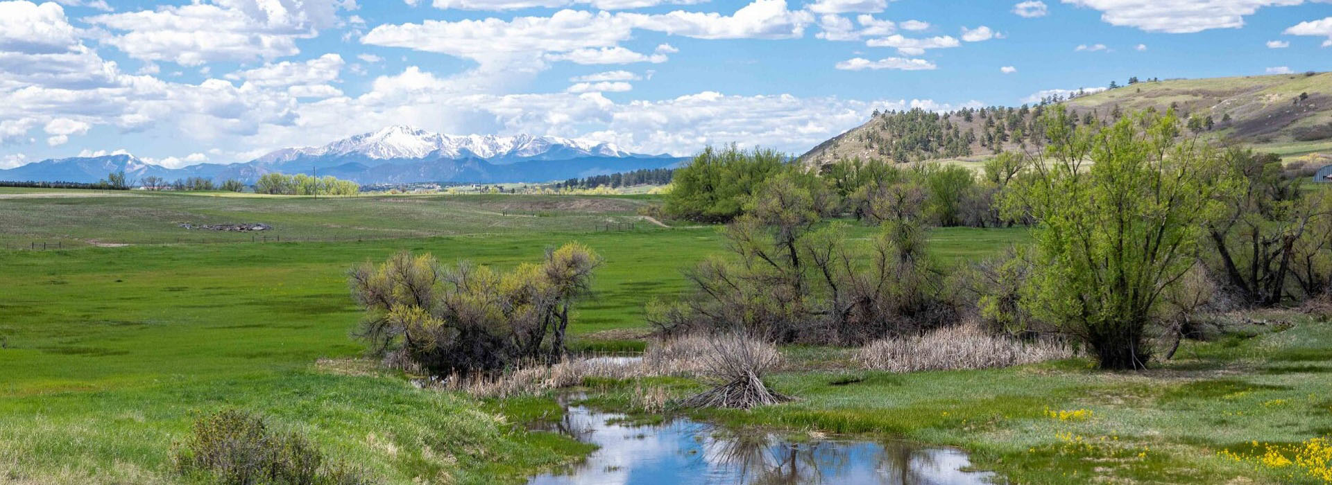 Scenic view of Douglas, Elbert, and Lincoln counties, Colorado